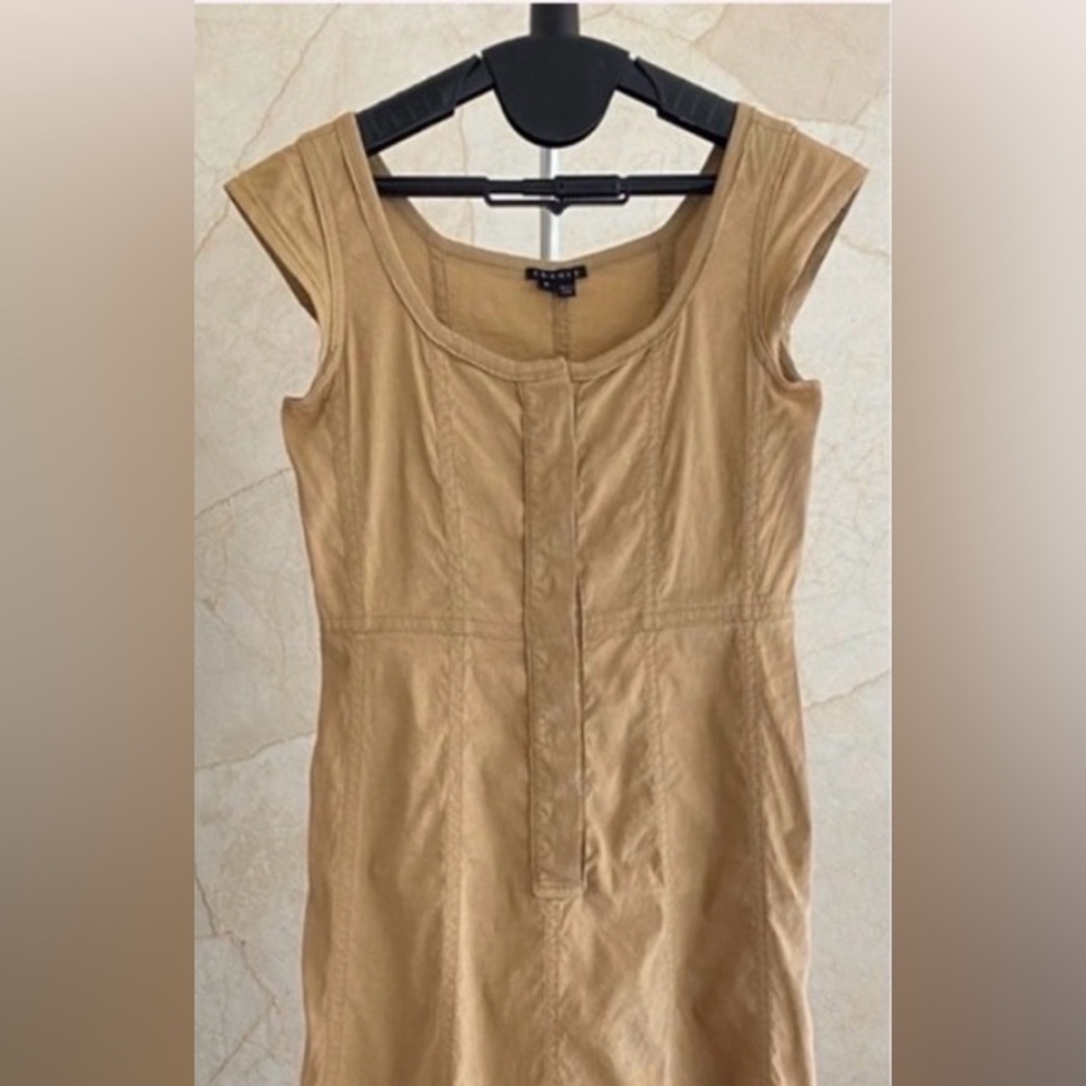 Theory ‘Heidi W’ Safari Midi Dress - size 4